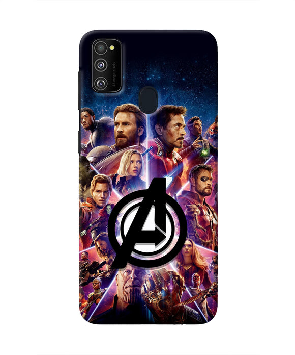 Avengers Superheroes Samsung M21 Real 4D Back Cover