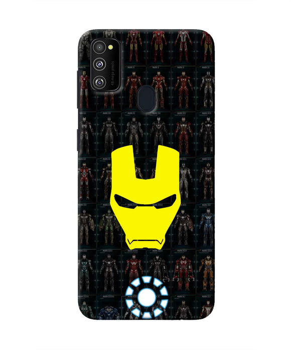 Iron Man Suit Samsung M21 Real 4D Back Cover