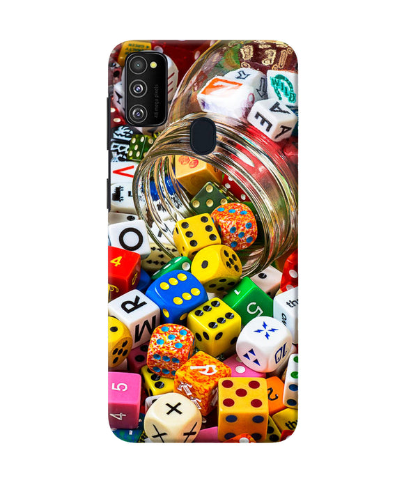 Colorful Dice Samsung M21 2020 Back Cover