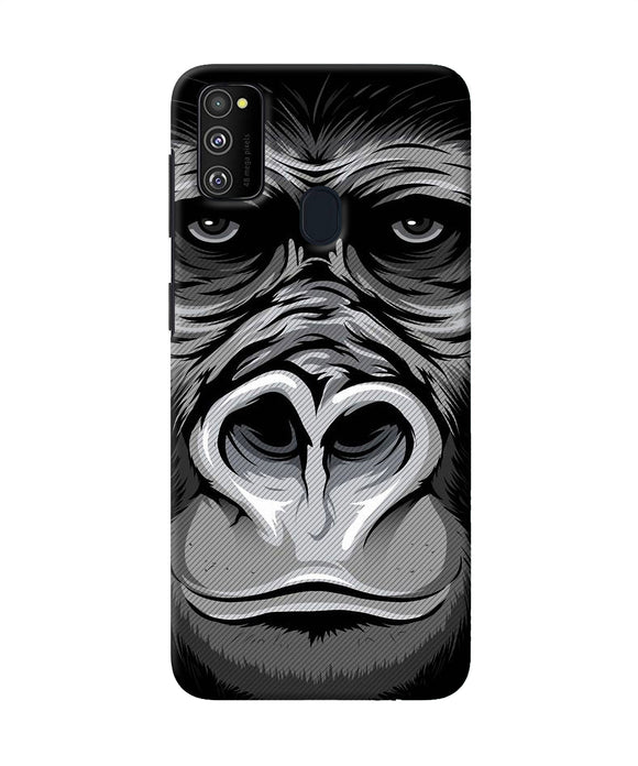 Black Chimpanzee Samsung M21 Back Cover