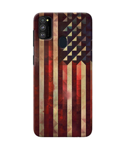 Vintage Us Flag Samsung M21 Back Cover