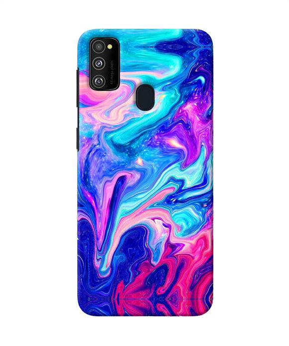 Abstract Colorful Water Samsung M21 Back Cover
