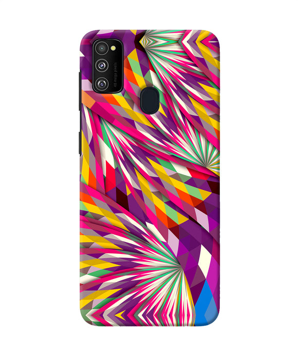 Abstract Colorful Print Samsung M21 Back Cover