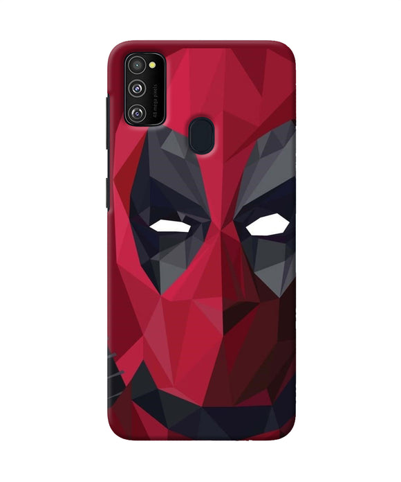 Abstract Deadpool Mask Samsung M21 Back Cover
