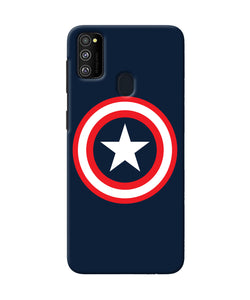 Captain America Logo Samsung M21 Back Cover