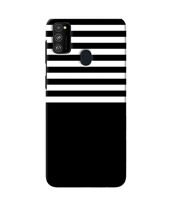 Black And White Print Samsung M21 Back Cover