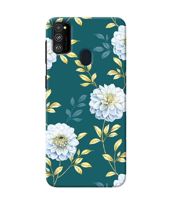 Flower Canvas Samsung M21 Back Cover