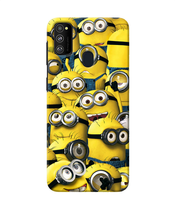 Minions Crowd Samsung M21 Back Cover