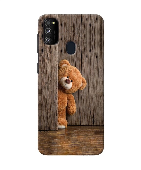 Teddy Wooden Samsung M21 Back Cover