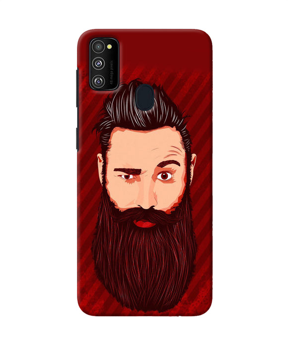 Beardo Character Samsung M21 Back Cover