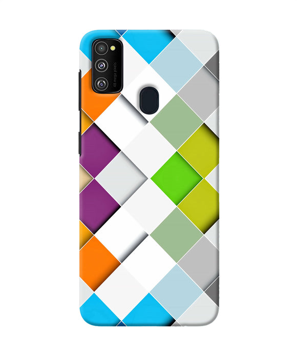 Abstract Color Box Samsung M21 Back Cover