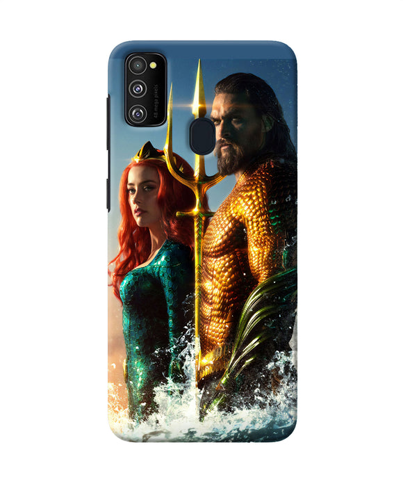 Aquaman Couple Samsung M21 Back Cover