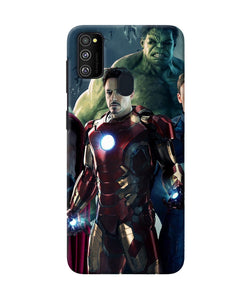 Ironman Hulk Space Samsung M21 Back Cover