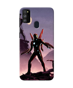 Ironman On Planet Samsung M21 Back Cover