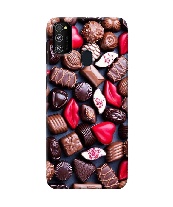 Valentine Special Chocolates Samsung M21 Back Cover