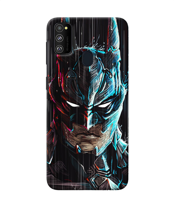 Batman Face Samsung M21 Back Cover
