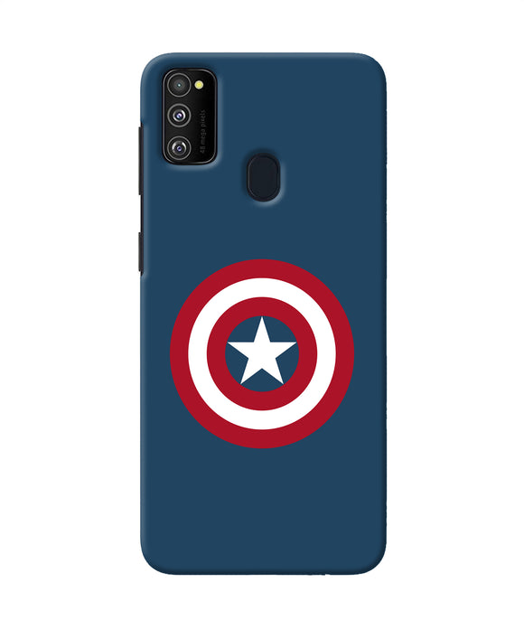 Captain America Logo Samsung M21 Back Cover