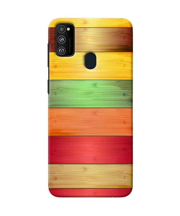 Wooden Colors Samsung M21 Back Cover