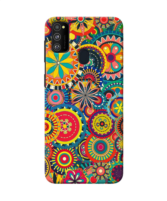 Colorful Circle Pattern Samsung M21 Back Cover