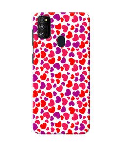 Red Heart Canvas Print Samsung M21 Back Cover