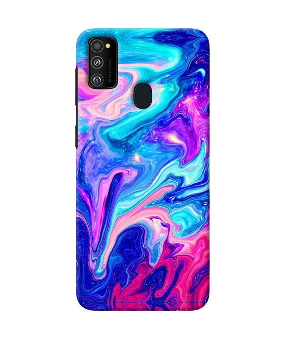 Abstract Colorful Water Samsung M21 Back Cover