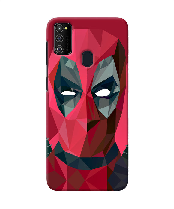 Abstract Deadpool Full Mask Samsung M21 Back Cover
