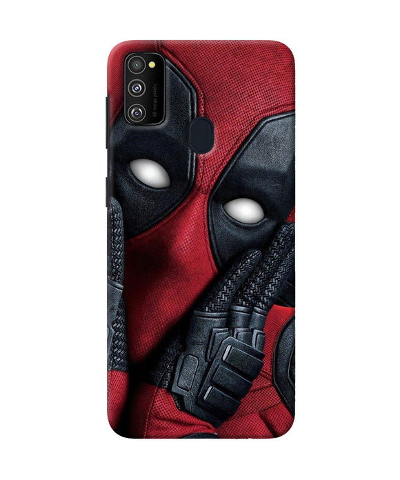 Thinking Deadpool Samsung M21 Back Cover