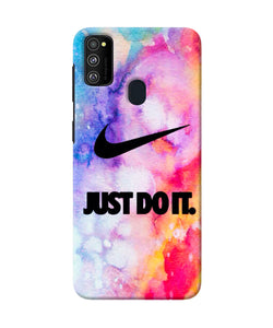 Just Do It Colors Samsung M21 Back Cover