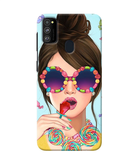 Fashion Girl Samsung M21 Back Cover