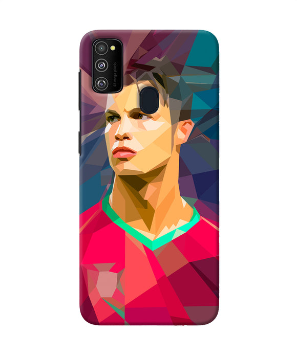 Abstract Ronaldo Samsung M21 Back Cover