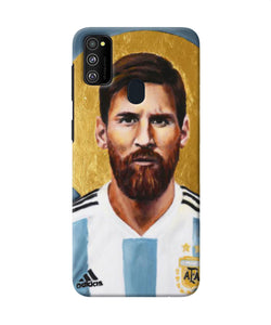 Messi Face Samsung M21 Back Cover