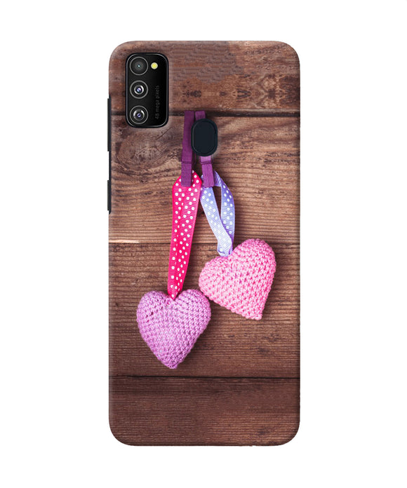 Two Gift Hearts Samsung M21 Back Cover