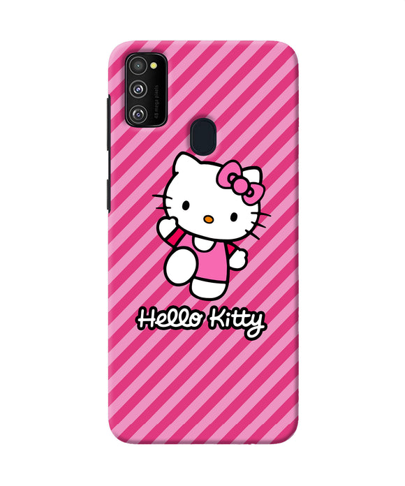 Hello Kitty Pink Samsung M21 Back Cover