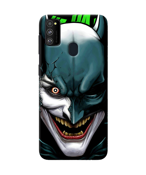 Batman Joker Smile Samsung M21 Back Cover