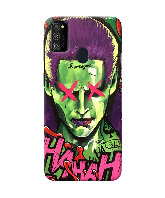 Damaged Joker Anim Samsung M21 Back Cover