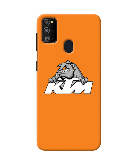 Ktm Dog Logo Samsung M21 Back Cover