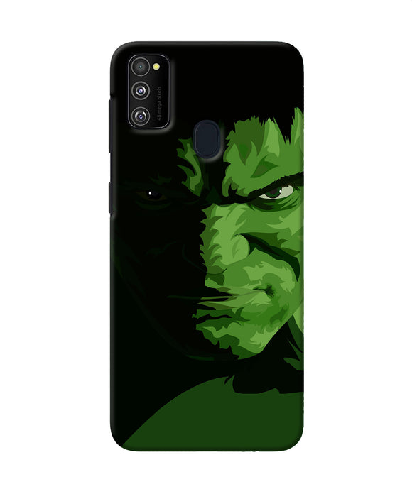 Hulk Green Painting Samsung M21 Back Cover