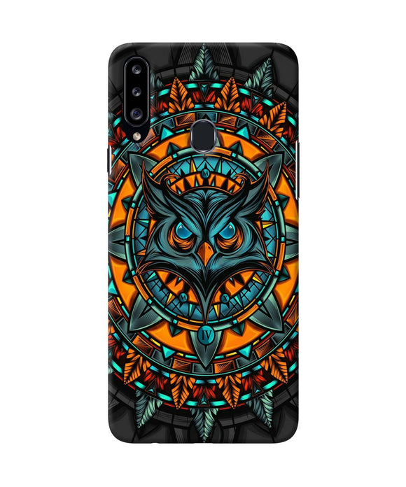 Angry Owl Art Samsung A20s Back Cover