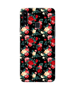 Rose Pattern Samsung A20s Back Cover
