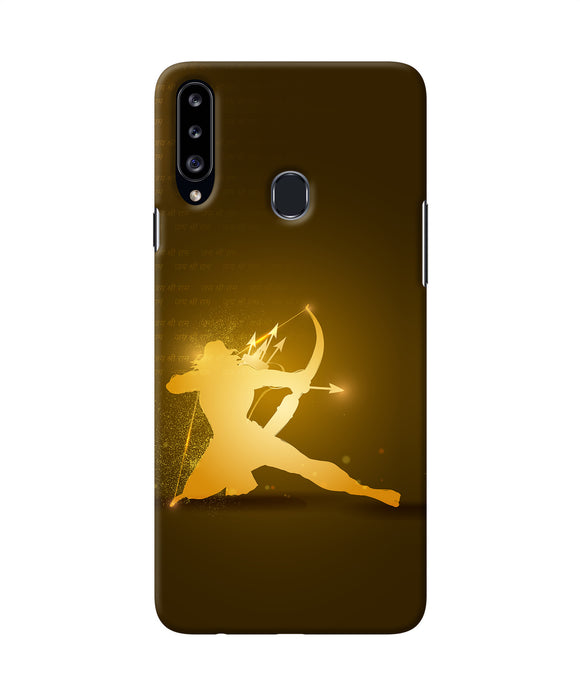 Lord Ram - 3 Samsung A20s Back Cover