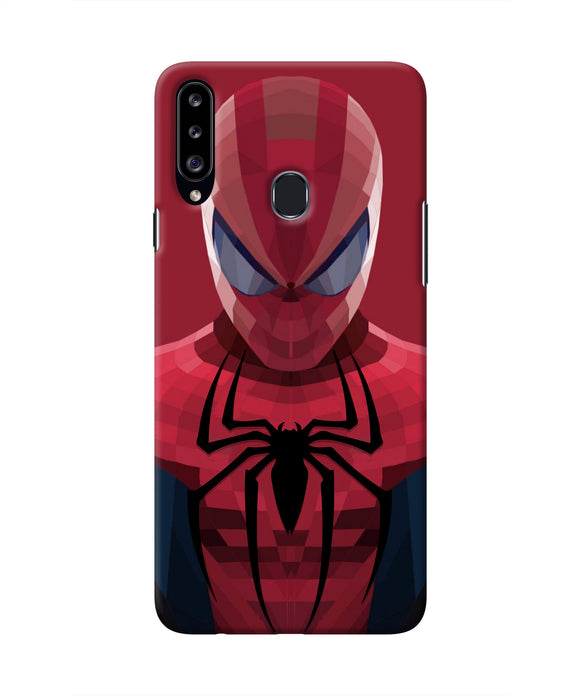 Spiderman Art Samsung A20s Real 4D Back Cover