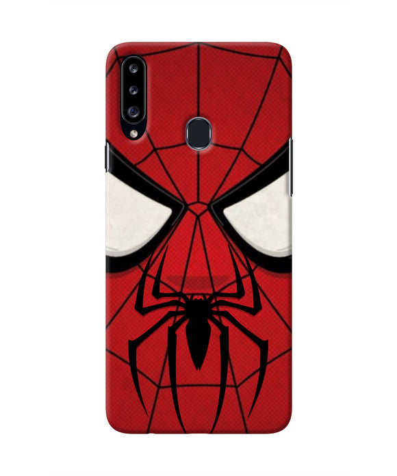Spiderman Face Samsung A20s Real 4D Back Cover