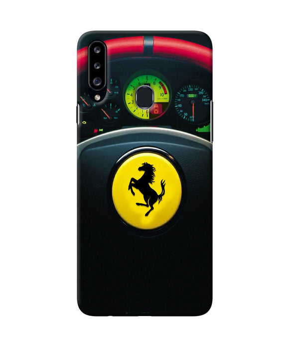 Ferrari Steeriing Wheel Samsung A20s Real 4D Back Cover