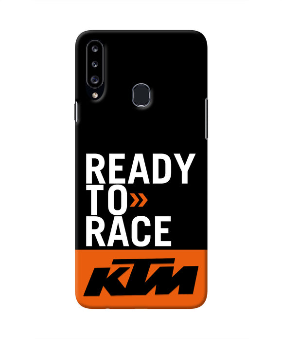 KTM Ready To Race Samsung A20s Real 4D Back Cover
