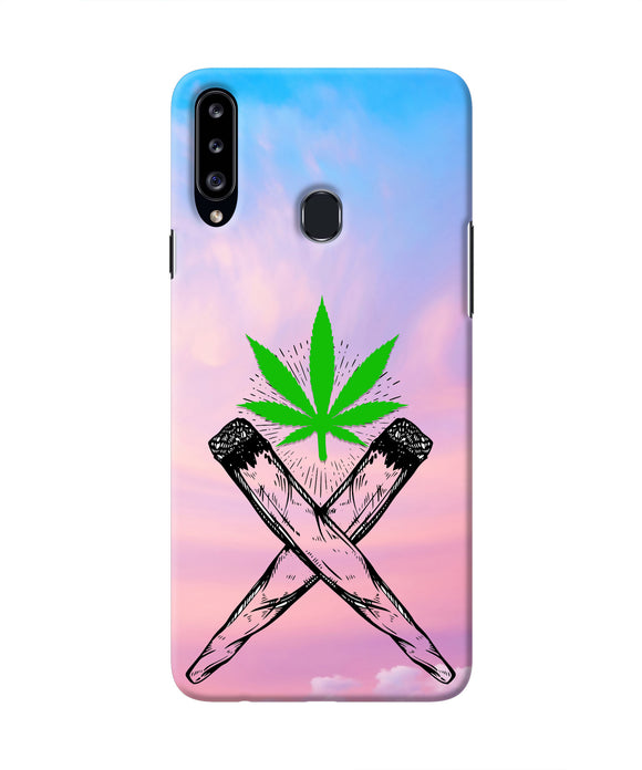 Weed Dreamy Samsung A20s Real 4D Back Cover