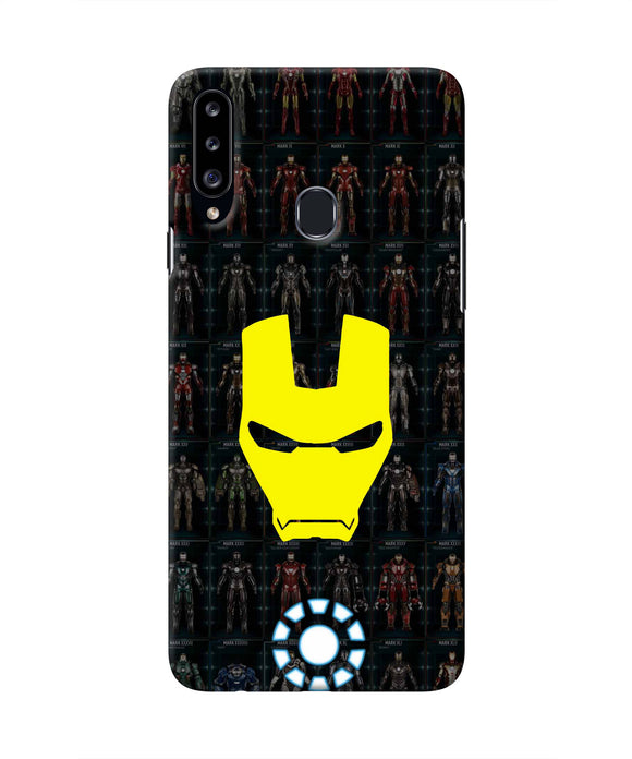 Iron Man Suit Samsung A20s Real 4D Back Cover