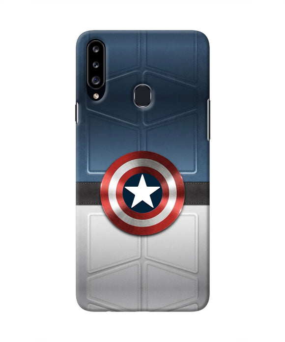 Captain America Suit Samsung A20s Real 4D Back Cover