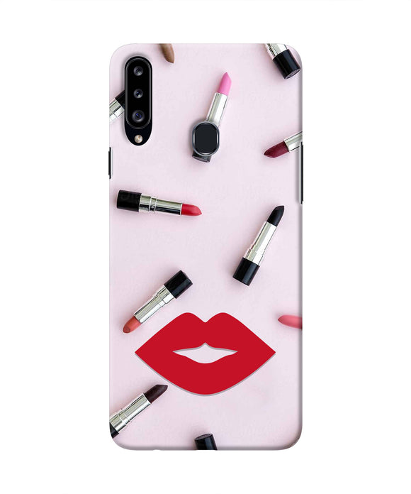 Lips Lipstick Shades Samsung A20s Real 4D Back Cover
