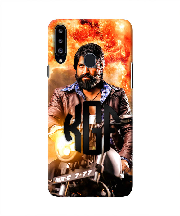 Rocky Bhai on Bike Samsung A20s Real 4D Back Cover