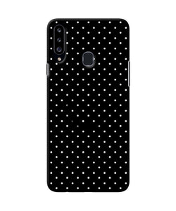 White Dots Samsung A20s Pop Case